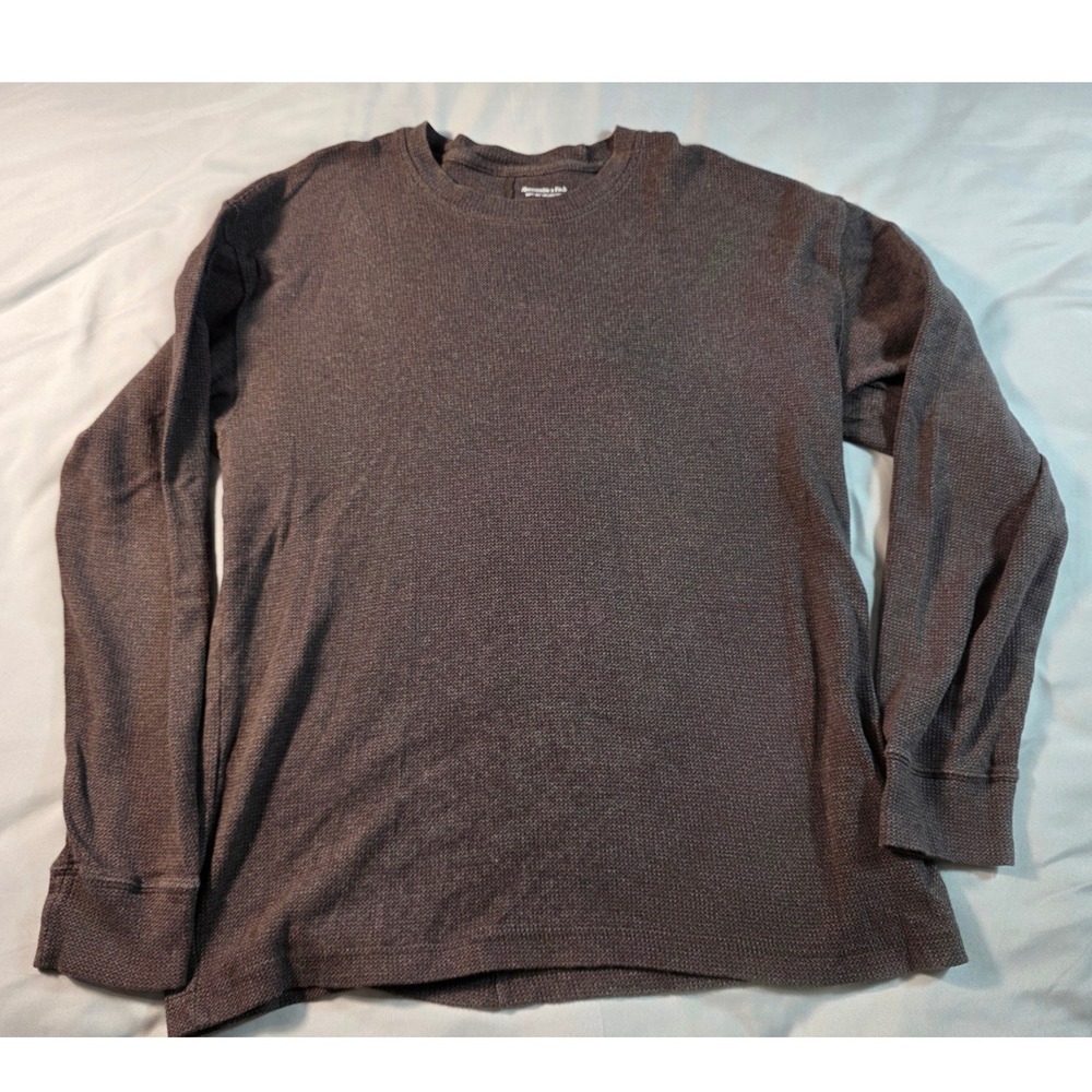 Abercrombie & Fitch Soft A&F Collection Knit Shirt Mens Large Brown